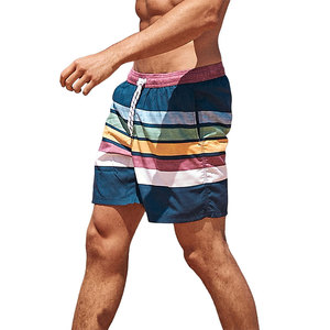 Shorts de bain décontractés pour hommes, couleur unie, 100% coton, respirants, séchage rapide, personnalisables, style streetwear, vente en gros - Product Image 2