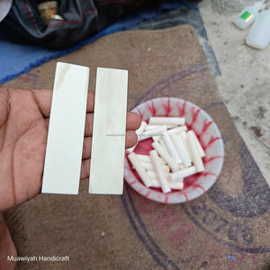 100% กระดูกควายด้ามจับสีขาวเป็นมิตรกับสิ่งแวดล้อมเครื่องมือแบบดั้งเดิมเปล่าปรับแต่งได้ตามต้องการ - Product Image 2