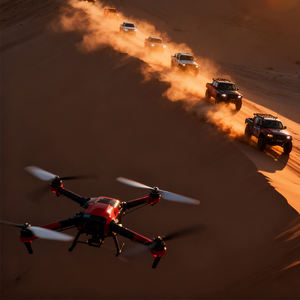 Système de drone UAV haute endurance, 8 heures de temps de vol, missions prolongées, drone de sécurité des frontières avec alerte d'intrusion pilotée par l'IA, géo-clôture - Product Image 5