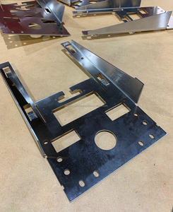 Composants en tôle d'acier doux découpés au laser CNC de qualité supérieure disponibles au meilleur prix, pièces perforées avec revêtement en poudre - Product Image 5