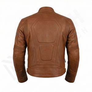 Chaqueta de Motociclista de Cuero Genuino para Hombre de la Mejor Calidad, Nueva Colección de Invierno, Chaquetas de Motocicleta con Protecciones Desmontables Personalizadas - Product Image 2