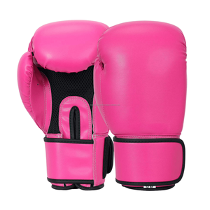 Gants de boxe de compétition Velcro et lacets - Approuvés par les professionnels - Logo personnalisé en gros OEM - Product Image 3