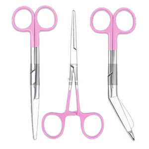 Ciseaux chirurgicaux de qualité supérieure, instruments chirurgicaux avec poignées imprimées colorées, fabriqués au Pakistan - Product Image 4