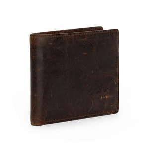 Most Selling 100% <b>Genuine</b> <b>Leather</b> Short Fold <b>Wallet</b> Multifunctional Unisex Minimalist Style Durable Daily Use From BD - Product Image 5
