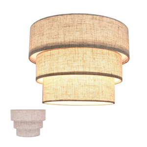 Vente chaude Impression Tissu Pendentif Luminaire Style Unique avec Hauteur Réglable Bonne Qualité Éclairage de Marque Privée - Product Image 1