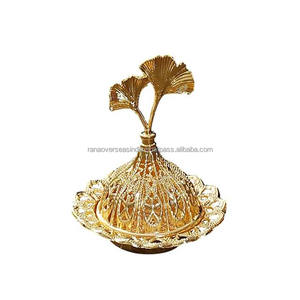 Porte-encens à charbon de bois en métal arabe et brûleur Bakhoor idéal pour détendre le stress à un prix compétitif du fournisseur - Product Image 1