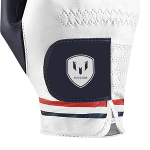 High Quality Anti <b>Slip</b> Custom Logo Printing Golf Gloves Right and Left Hand <b>Full</b> Cabretta Leather Golf Gloves For Unisex - Product Image 4