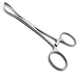 Pinces à serviettes Backhaus en acier inoxydable pour interventions chirurgicales, pinces de drapage de précision pour usage hospitalier et clinique - Product Image 1