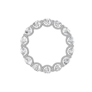Ethnic Round Cut Lab Grown Diamond Ring 925 Silver 9kt, 14kt, 18kt Gold Diamond Rings for Women's Engagement Ring - Product Image 4