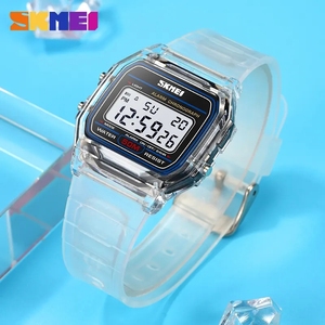Montre <span class=keywords><strong>Skmei</strong></span> 2056, montre <span class=keywords><strong>sport</strong></span> décontractée, résistante à l'eau, électronique, carrée, multifonction, affichage LED numérique, lumineuse, pour homme - Product Image 5