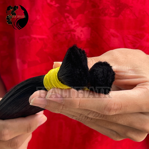 Extensiones de cabello Hali súper doble vietnamita 100%, cutícula recta alineada, alta calidad, teñido a granel, sensación suave y sedosa - Product Image 5