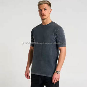 Camiseta Vintage Deslavada al Ácido para Hombre de Alta Calidad, 100% Algodón, Estilo Urbano Unisex, Camiseta de Moda al por Mayor - Product Image 3