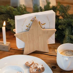 Wooden napkin <b>holder</b> elegant handcrafted dining accessory modern <b>kitchen</b> decor <b>tissue</b> organizer for hotels restaurants homes - Product Image 1