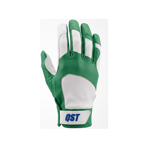 Gants de frappe de baseball en cuir blanc, design classique bicolore, gants de softball, logo personnalisé, OEM, ODM, vente en gros - Product Image 3