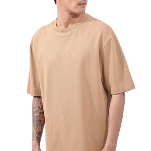 Camiseta extragrande de algodón pesado de lujo personalizada para hombre, 100% algodón, informal, cuadrado, diseño de cuello redondo, Camisetas extragrandes de lujo de alta calidad - Product Image 3