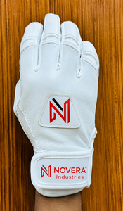 ถุงมือตีเบสบอล NOVERA INDUSTRIES นุ่มสบาย ผลิตจากหนังแพะคุณภาพพรีเมียม 100% ปิดด้วยแถบตีนตุ๊กแก แห้งเร็วและระบายอากาศได้ดี - Product Image 5