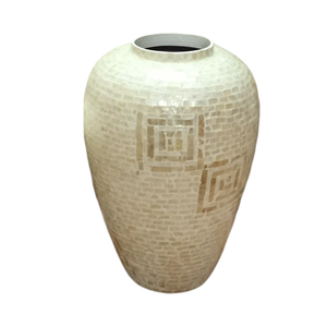 แจกันโมเสคเปลือกหอยมุกพรีเมียม ตกแต่งศูนย์กลางล็อบบี้โรงแรมหรู - Product Image 1