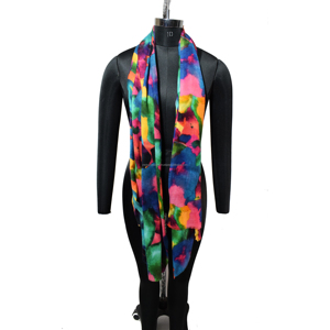 คอลเลกชันฤดูหนาวผ้าพันคอและผ้าคลุมไหล่ผ้าขนสัตว์หลากสีออกแบบลายโลโก้ตามสั่งสำหรับผู้ใหญ่ - Product Image 1