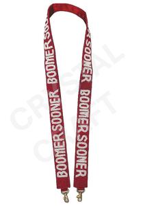 CRYSTAL CRAFT Sangle en sangle tissée perlée rouge et blanche vintage, écologique, durable, avec crochets métalliques, accessoire pour sac à main - Product Image 3