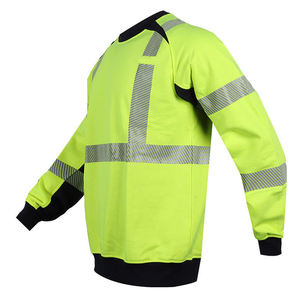 Custom Arc Rated Breathable Waterproof <b>Fluorescent</b> Thermal High Visibility Safety Work Shirt Industrial Protective Workwear - Product Image 4