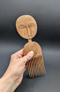 Antique design Wooden <b>Beard</b> Comb Rustic Vintage style <b>Beard</b> Grooming Comb for Salon Beauty and Personal <b>Care</b> Use - Product Image 5