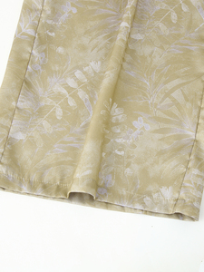 Pantalones de Satén con Estampado Floral de Cintura Alta y Pierna Ancha para Mujer, Pantalones Casuales de Verano de Corte Holgado y Largo Completo - Product Image 4