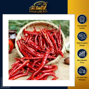 Sun <b>Dried</b> Dry <b>Red</b> <b>Chilli</b> Whole with Natural Aroma for Food Processing Seasoning and Export Markets - Product Image 2