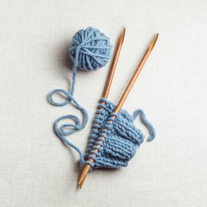 Aiguilles à tricoter en bambou naturel, outil de tricot et de crochet en bois lisse - Product Image 6