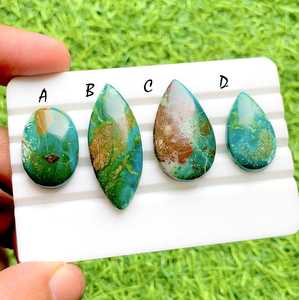 Opale chilienne naturelle cabochon, pierre précieuse lâche à dos plat pour la fabrication de bijoux faits main, fournisseur en gros - Product Image 5