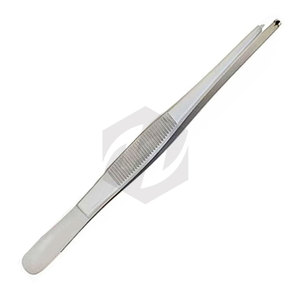 Pinzas Quirúrgicas Premium de Acero Inoxidable de 5 Pulgadas con 1x2 Dientes para Tejido, Herramienta de Agarre para Control Médico - Product Image 3