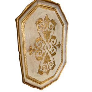 Plateau de service marocain artisanal en laiton, gravé, traditionnel indien, écologique, compatible lave-vaisselle et micro-ondes, qualité professionnelle - Product Image 4