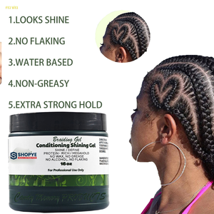Gel Coiffant Herbal Fixation Forte Riche en Protéines 16oz – Sans Résidus, Brillance Intense, Définit et Sublime les Tresses – Offre Spéciale - Product Image 4