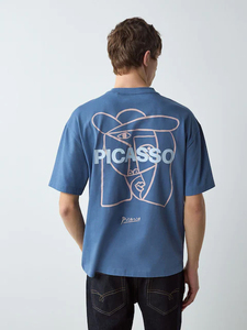 เสื้อยืดผู้ชายผู้หญิงฤดูร้อนแบบยูนิเซ็กซ์ ผ้าฝ้าย 100% สกรีนโลโก้ตามสั่ง พิมพ์ลายกราฟิกนามธรรมเต็มตัว ทรงโอเวอร์ไซส์ - Product Image 5