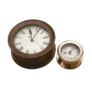 Horloge de table de bureau nautique Design vieilli avec alarme à quartz Article de décoration vintage Meilleure vente 2025 Qualité supérieure - Product Image 2