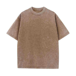 Fabricant de vêtements sur mesure grande taille, décontractés, vintage, légers, de haute qualité, 100% coton, délavés à l'acide, résistants au soleil, vente en gros, prix compétitif - Product Image 1