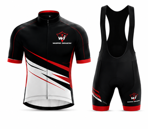 Ensemble de cyclisme professionnel unisexe, maillot et short à bretelles avec motif de crâne, léger, respirant, écologique, évacuant l'humidité, vêtements de sport - Product Image 5