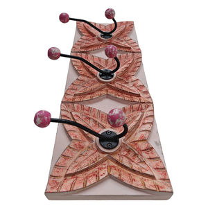 Smart Art Wood Carving <b>Wall</b> Hangings <b>Key</b> Hanger 3 <b>Hooks</b> Wooden <b>Wall</b> Mount <b>Key</b> Hanger <b>Wall</b> Personalized <b>Key</b> <b>Hooks</b> Engineered Wood - Product Image 5