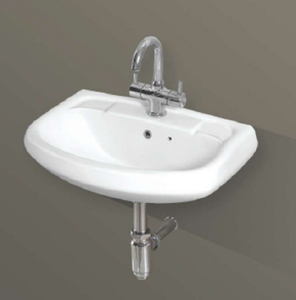 Lavabo suspendido NOBEL, versátil para baño, aseo, hotel, escuela, fácil de limpiar, elegante para uso en apartamentos. - Product Image 2