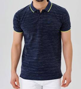 Nouvelle Arrivée Chemise Polo Homme en Toile Polyester/Coton Unie à Manches Longues avec Étiquette Personnalisée pour Tenue Décontractée d'Été en Extérieur - Product Image 4