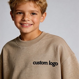 OEM 2026 New Arrival Wholesale Custom logo Clothing Summer Clothes French Terry Two Piece Sweatshirt Short <b>Sets</b> - Product Image 2