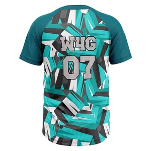 Unisex Baseball Jersey W4G 07 Sublimated Print Geometric Pattern Quick Dry Anti-Bacterial <b>Polyester</b> Half Sleeve Winter Autumn - Product Image 5
