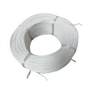KETS WARM Bare Single Strand Spiral Heating Wire Industrial Use Copper Conductor <b>PTFE</b> Insulated - Product Image 1