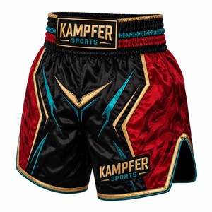 Diseños Más Populares, Shorts de Boxeo Muay Thai Unisex Hechos a Medida, 100% Poliéster/Algodón Premium de 240g, Duraderos, de Secado Rápido y Transpirables - Product Image 4