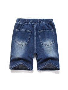 Nouveau Short en Jean Homme Tendance et Confortable Coupe Droite Vente en Gros Design Personnalisé Coton Uni Délavé Décontracté - Product Image 2
