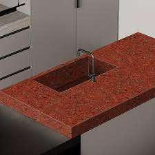 Losa Pulida de Granito Rojo Kharad, Piedra Natural Premium para Construcción y Proyectos de Interiores - Product Image 3