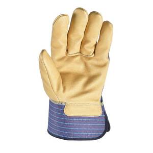 Gants de sécurité en cuir, longueur poignet, respirants, non doublés, pour usage extérieur, style uni, printemps et automne - Product Image 1