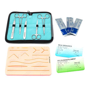 Kit de práctica de entrenamiento de sutura de alta calidad, suministros de enseñanza para operación de piel de sutura quirúrgica e instrumento médico de primeros auxilios - Product Image 1
