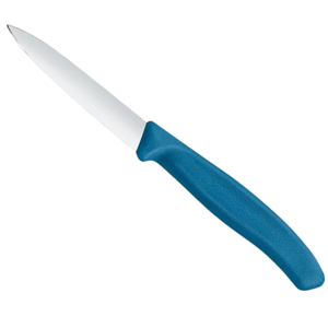 Couteaux à éplucher à manche bleu en acier inoxydable, lames tranchantes, couteaux de cuisine pour éplucher les fruits, les légumes, couper et trancher les aliments - Product Image 4