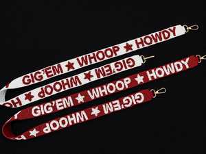Sangles de sac à main MSR faites à la main avec perles et boucle à ardillon, pour le jour du match, les équipes universitaires, le stade, l'école, taille personnalisée, Gig'em Whoop Howdy - Product Image 1