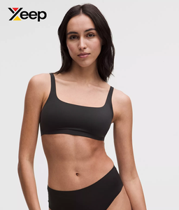 เสื้อชั้นในกีฬาโยคะคุณภาพสูงสำหรับผู้หญิง XEEP รุ่น XC-SB-142 แบบเรียบง่าย ระบายอากาศได้ดี สายปรับได้ แผ่นรองถอดออกได้ รองรับได้ดีเยี่ยม แห้งเร็ว - Product Image 1